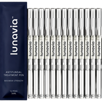 Lunavia Antifungal Pen – Cures Most Athlete’s Foot, Jock Itch, and Ringworm - 25% Undecylenic Acid with added Tea Tree, Jojoba, Clove Bud Oils & Aloe- 1-Pack Twist Pen(3ML Volume)